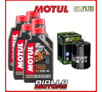 KIT TAGLIANDO VICTORY Cross Roads Classic 2014 FILTRO OLIO MOTUL 7100 10W40 5x10