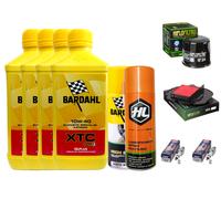KIT/TAGLIANDO VTR F 1000 03/05 BARDAHL XTC 10W40 FILTRO OLIO ARIA CANDELE SPRAY
