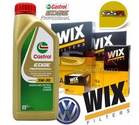 KIT TAGLIANDO VW GOLF IV 1.9 TDI 81KW 110CV DAL 1997 AL 2006 + CASTROL LL 5W30