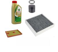 Kit Tagliando VW Golf VII 1.4 TGI CNG 81 KW 1.2 TSI Filtri 4L Olio Castrol 5W30