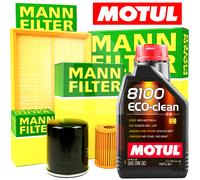 Kit Tagliando VW Passat B8 1.6 TDI 2.0 TDI 4 Filtri MANN + 5 LT Olio MOTUL 0W30