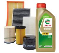 KIT TAGLIANDO VW VOLKSWAGEN POLO(9N) 1.4 TDI DAL 04.05 + 4LT OLIO CASTROL 5W30