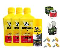 KIT/TAGLIANDO YAMAHA FZ 750 BARDAHL XTC C60 15W50 FILTRO OLIO ARIA CANDELE SPRAY