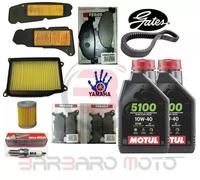 KIT TAGLIANDO YAMAHA MAJESTY 400 dal 2009 al 2013 CAND OLIO FILTRI CINGHIA FRENI