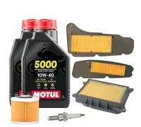 KIT TAGLIANDO YAMAHA MAJESTY 400 OLIO MOTUL 5000 FILTRI CANDELA NGK 2012