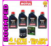 KIT TAGLIANDO YAMAHA MTT690 OLIO MOTUL NGEN7 10W40 FILTRO HIFLO 204 04MO47F1