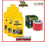 KIT TAGLIANDO YAMAHA TDM900 A ABS (2BO) 2005 FILTRO OLIO BARDAHL XT4-S 10W50 5x3