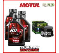 KIT TAGLIANDO YAMAHA TMAX 500 2010 FILTRO OLIO MOTUL 300V 10W50 3x108586+HF147