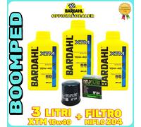 KIT TAGLIANDO YAMAHA XJ6 OLIO BARDAHL XTM 10W40 FILTRO HIFLO 204 03BD08F1
