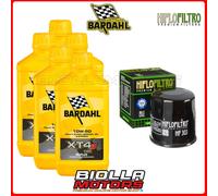 KIT TAGLIANDO YAMAHA XV1700 Road Star Warrior 2006 FILTRO OLIO BARDAHL XT4-S 10W