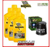 KIT TAGLIANDO YAMAHA XV1700 Road Star Warrior 2007 FILTRO OLIO BARDAHL XT4-S 10W