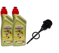 KIT/TAGLIANDO YAMAHA YP MAJESTY 250 96/03 CASTROL 10W40 TAPPO ASTA LIVELLO OLIO