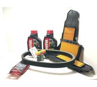 KIT TAGLIANDO YAMAHA YP MAJESTY 400 2013 OLIO FILTRI ARIA CINGHIA CANDELA RULLI