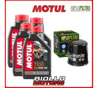 KIT TAGLIANDO YAMAHA YZF1000 Thunder Ace 1996 FILTRO OLIO MOTUL 7100 10W50 4x104