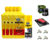 KIT/TAGLIANDO YZF R1 1000 2002 BARDAHL XTC 10W40 FILTRO OLIO ARIA CANDELE SPRAY