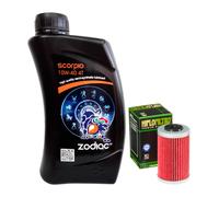 Kit tagliando Zodiac Scorpio 10W40 filtro olio KTM Duke / RC 125/200/390