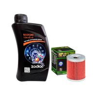 Kit tagliando Zodiac Scorpio 10W40 filtro olio Sym Maxsym 400