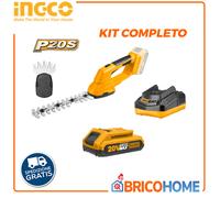 Kit Tagliasiepi a batteria 20V INGCO