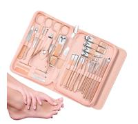 Kit tagliaunghie 30 pezzi per cura e taglio di mani e piedi, manicure e