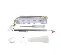 Kit tagliavetro con funzione di alimentazione dell'olio e contagocce per lubrificazione continua delle ruote durante il taglio del vetro (A)