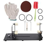 Kit taglierina per bottiglie di vetro, taglierina per bottiglie quadrate e rotonde di varie dimensioni, taglierina per vetro con spazzola, carta vetrata, taglio di bottiglie di vino per il fai da te