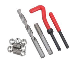 Kit taglierina riparazione filettatura 7/16" x 18 BSF Helicoil Set per filett...