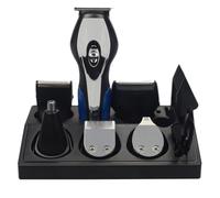 Kit Taglio Chioma Multifunzione USB Nero con Batteria