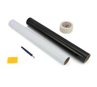 Kit Taglio Vinile - 2 Rotoli, Nastro Applicazione, Coltello e Spatola Inclusi