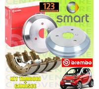 KIT TAMBURI FEBI + GANASCE FRENO SMART (450) ORIGINALI BREMBO