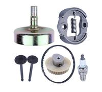Kit tamburo frizione a 9 denti, puleggia albero a camme, cinghia di distribuzione, adatto for motore tosaerba GX35 HHT35S