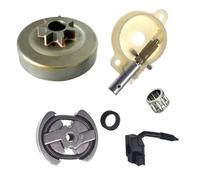KIT TAMBURO FRIZIONE E POMPA OLIO CON RICAMBIO A VITE E CUSCINETTO CUSCINETTO COMPATIBILE MOTORI MOTOSEGA 41 136 137 141 1