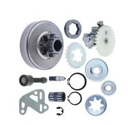 Kit tamburo frizione, pignone 3/8" 7T, carburante F adatto for motosega MS380 038 MS381 1119 160 2000