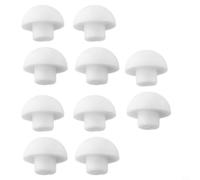 Kit Tamponi Sedile per wc 6mm 8mm - Inserti Anti-Rumore in PP per Copriwater Universali - Distanziali Sicurezza Bagno(10 x top cover cushion)