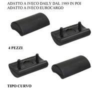 KIT TAMPONI SUPPORTO BALESTRA TASSELLO APPOGGIO GOMMA ADATTO A IVECO DAILY 4 pz