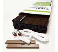 Kit Tapparella Avvolgibile in PVC- Fai da te. Made in Italy. Facile da ridimensionare (L 80X250 H - COL.723) varie misure,9 colori, corredata di cinta e scorricinta.