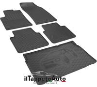 Kit Tappeti in Gomma Abitacolo e Baule Compatibile con C3 Aircross dal 2017-
