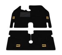 Kit Tappetini Auto compatibili con Citroen Ami 8 1969-1979 - posteriore unito | Set Tappeti in Moquette, ricamo RS, Tappeto auto su misura