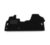 Kit Tappetini Auto compatibili con Citroen Jumpy - Electric 2020-2026 | Set Tappeti in Moquette, Bandiera Regno Unito, Tappeto auto su misura