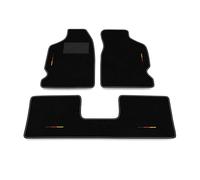 Kit Tappetini Auto compatibili con Citroen Saxo 1996-2003 - posteriore unito | Set Tappeti in Moquette, Bandiera Germania, Tappeto auto su misura