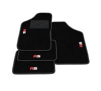 Kit Tappetini Auto compatibili con Fiat Tipo 1988-1995 | Set Tappeti in Moquette, ricamo R_S, Tappeto auto su misura