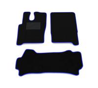Kit Tappetini Auto compatibili con Iveco Eurocargo 1991-2007 | Set Tappeti in Moquette, Tappeto auto su misura, bordo blu