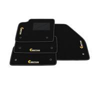 Kit Tappetini Auto compatibili con Jaguar E-Pace 2018-2025 | Set Tappeti in Moquette, ricamo Edition, Tappeto auto su misura