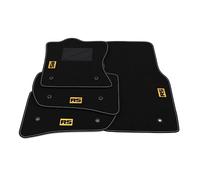 Kit Tappetini Auto compatibili con Jaguar F-Pace 2016-2025 | Set Tappeti in Moquette, ricamo RS, Tappeto auto su misura