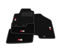 Kit Tappetini Auto compatibili con Kia Soul 2011-2014 | Set Tappeti in Moquette, ricamo R_S, Tappeto auto su misura