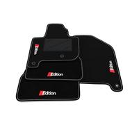Kit Tappetini Auto compatibili con Kia Soul EV 2015-2019 | Set Tappeti in Moquette, ricamo ☐Edition, Tappeto auto su misura