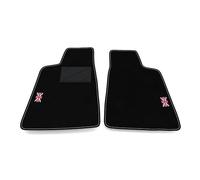 Kit Tappetini Auto compatibili con Lancia Beta Spider 1976-1986 | Set Tappeti in Moquette, Bandiera Regno Unito, Tappeto auto su misura