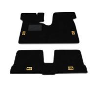 Kit Tappetini Auto compatibili con Lancia Fulvia coupè 1963-1968 - posteriore unito | Set Tappeti in Moquette, ricamo RS, Tappeto auto su misura