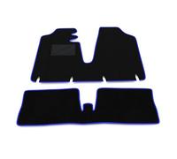 Kit Tappetini Auto compatibili con Lancia Fulvia coupè 1973-1976 | Set Tappeti in Moquette, Tappeto auto su misura, bordo blu