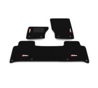 Kit Tappetini Auto compatibili con Land Rover Discovery 5 posti 2017-2025 | Set Tappeti in Moquette, ricamo ☐Edition, Tappeto auto su misura