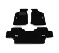 Kit Tappetini Auto compatibili con Opel Frontera 3 porte 1992-1998 | Set Tappeti in Moquette, Bandiera Regno Unito, Tappeto auto su misura